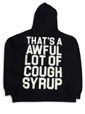 Cough Syrup Text Hoodie - Black (M)