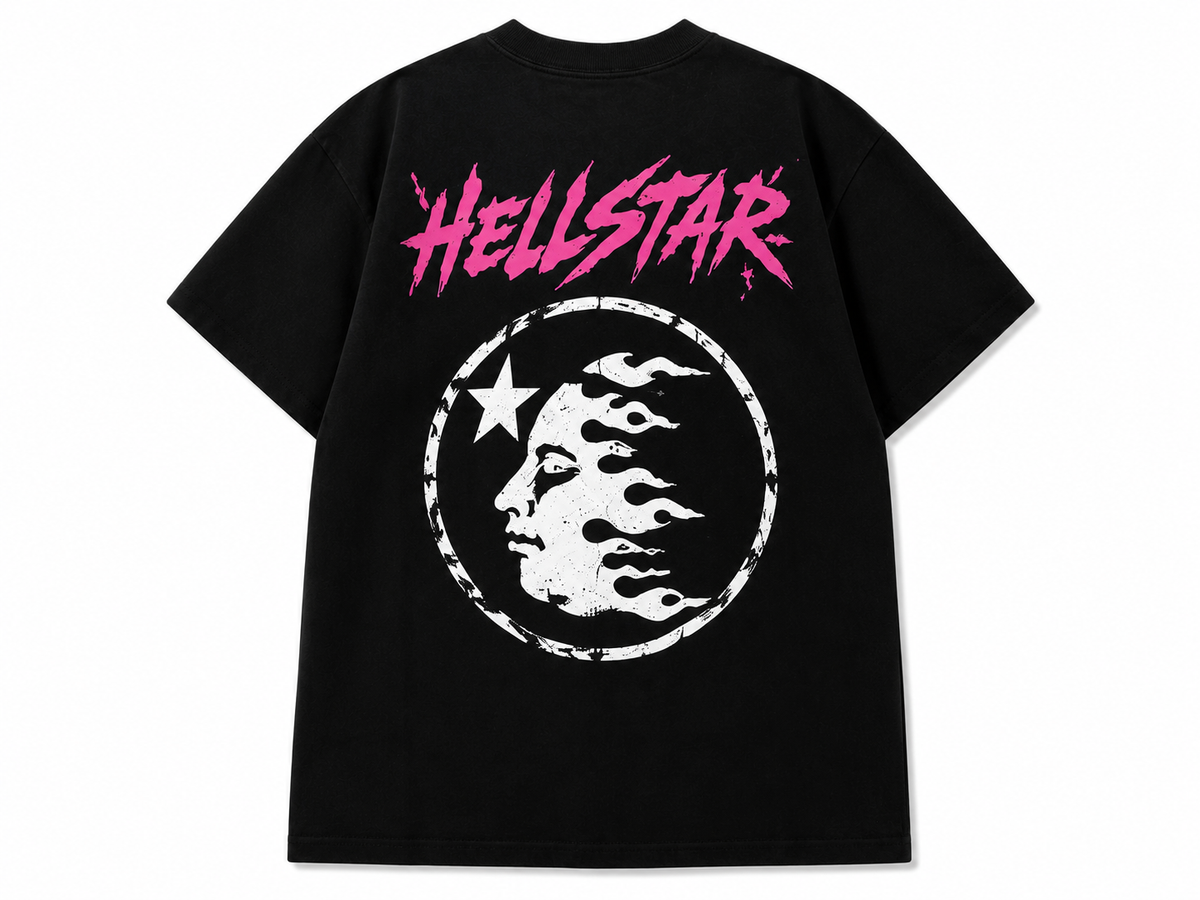 Hellstar Air Globe Graphic Black T-Shirt