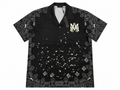 Amiri Bandana Button-Up Black Shirt