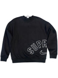 Supreme x Nike Black Crewneck & Pants Set