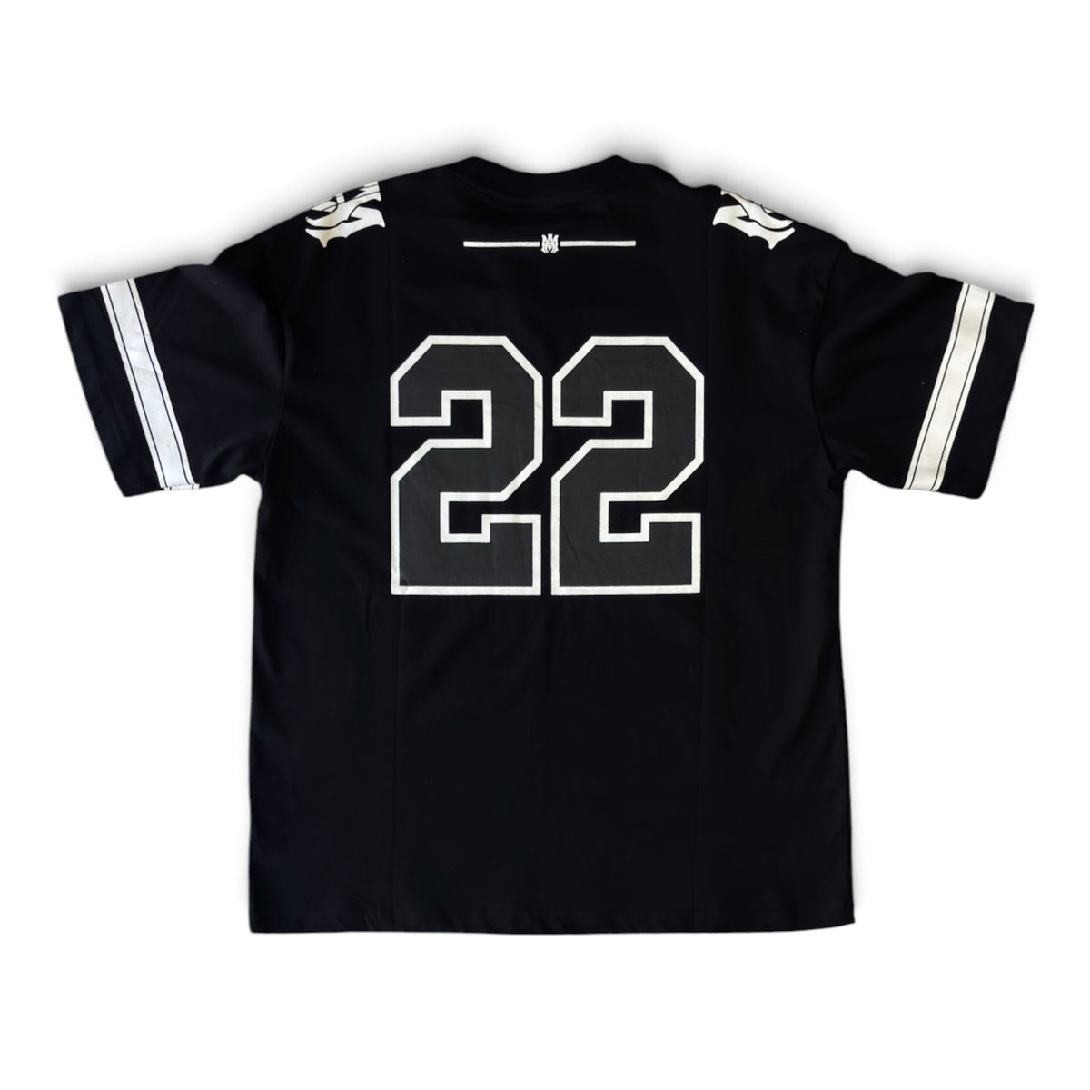 AMIRI 22 Football Jersey T-Shirt – Black