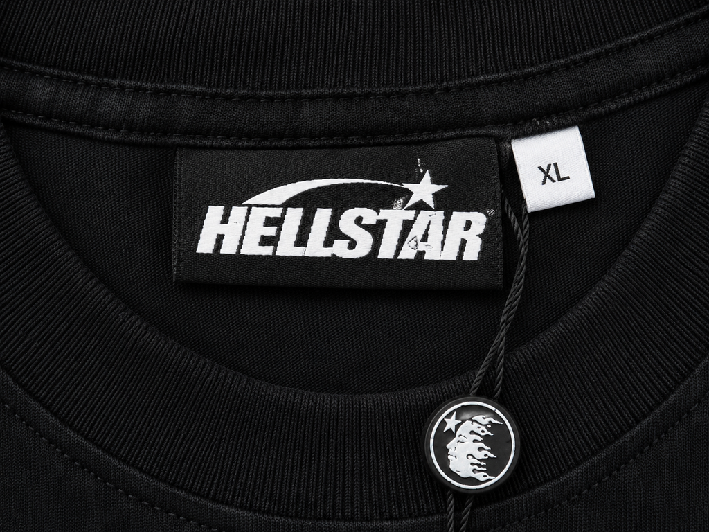 Hellstar Air Globe Graphic Black T-Shirt