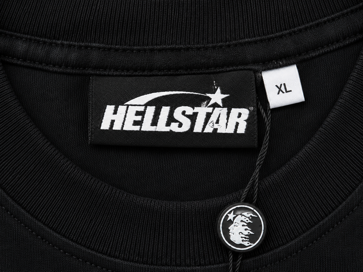 Hellstar Air Globe Graphic Black T-Shirt