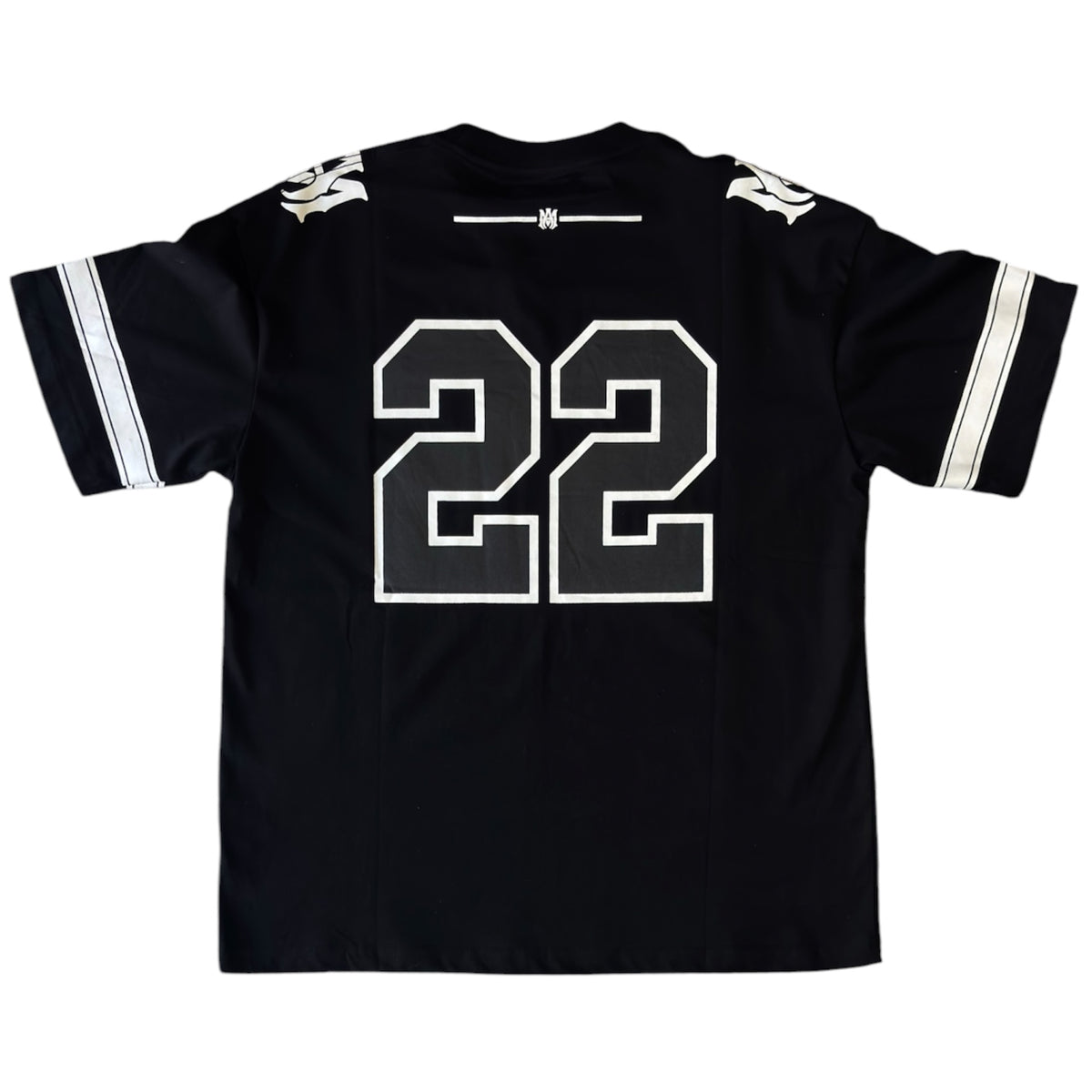 AMIRI 22 Football Jersey T-Shirt – Black