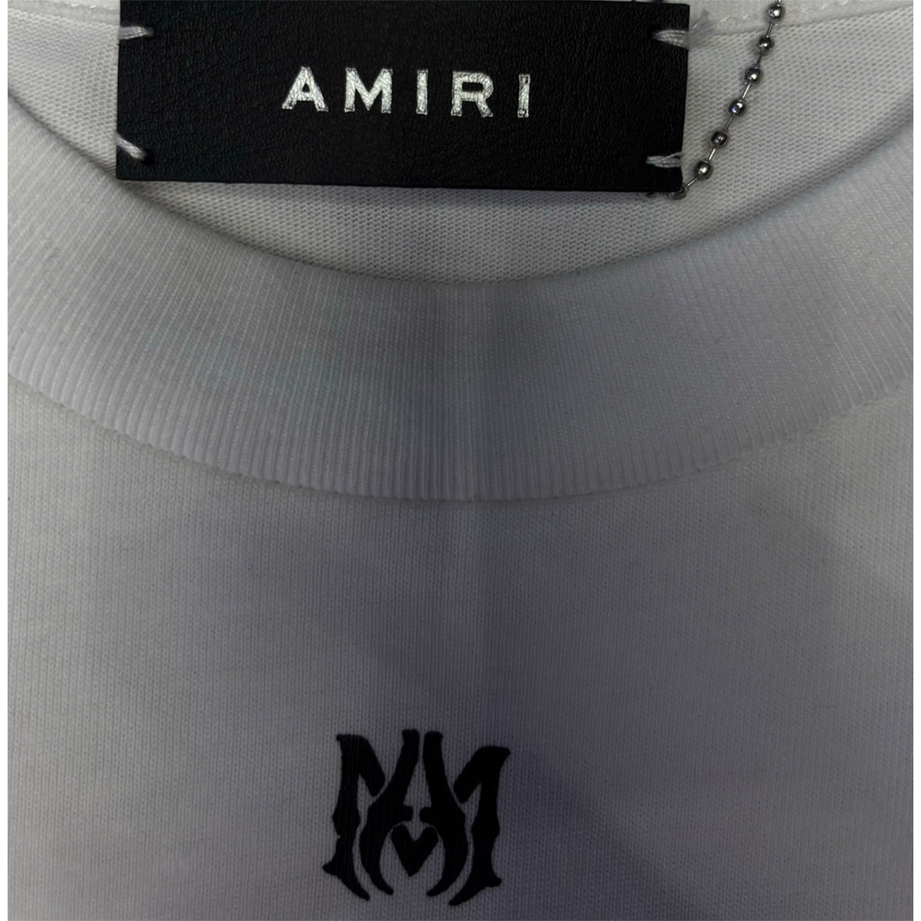 AMIRI 22 Palm Tree Graphic T-Shirt – White / Black / Red