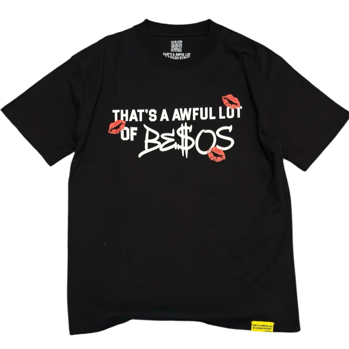 Cough Syrup Besos Tee - Black (M)