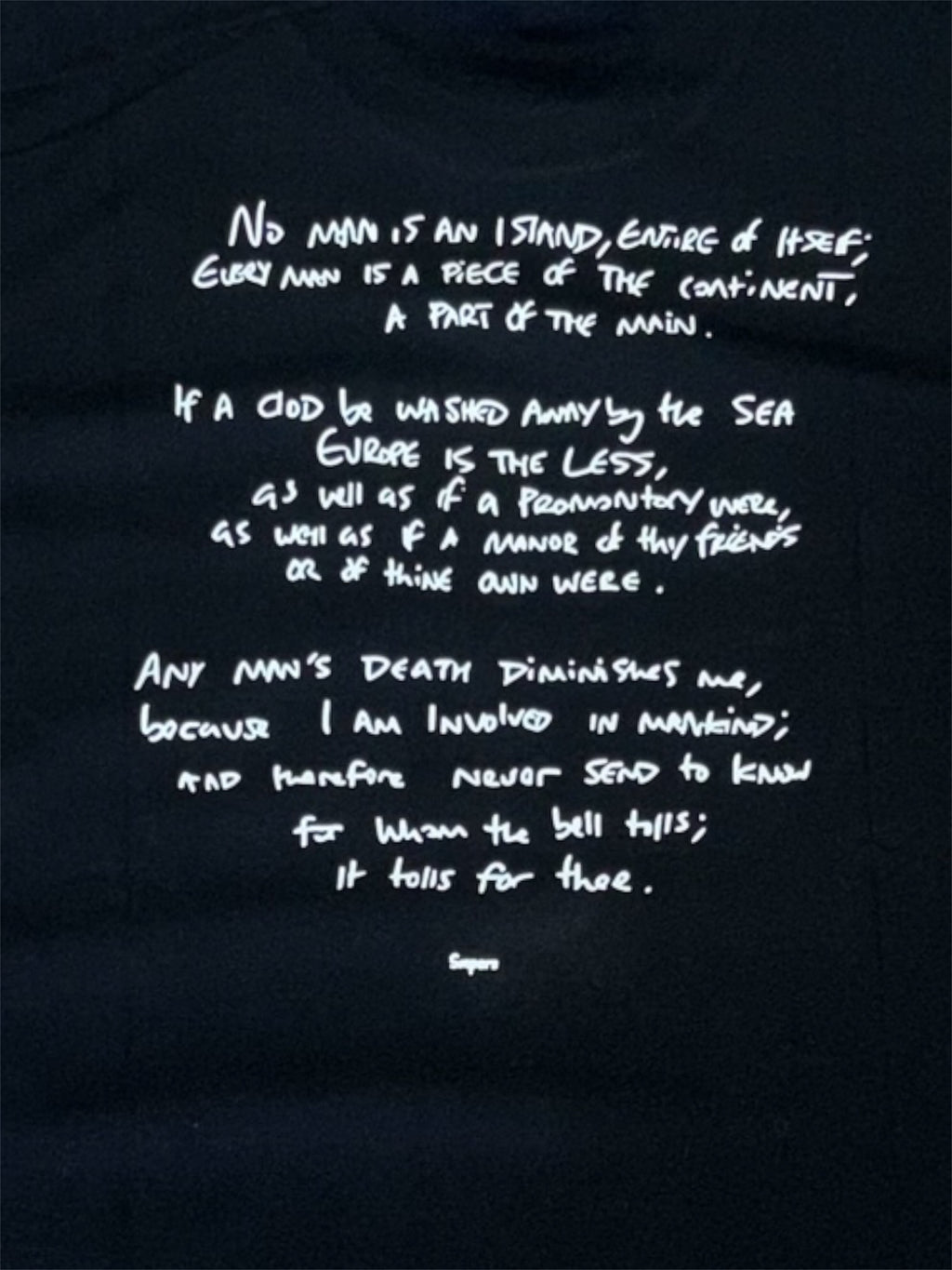 SUPREME Rules The World Tee - Black