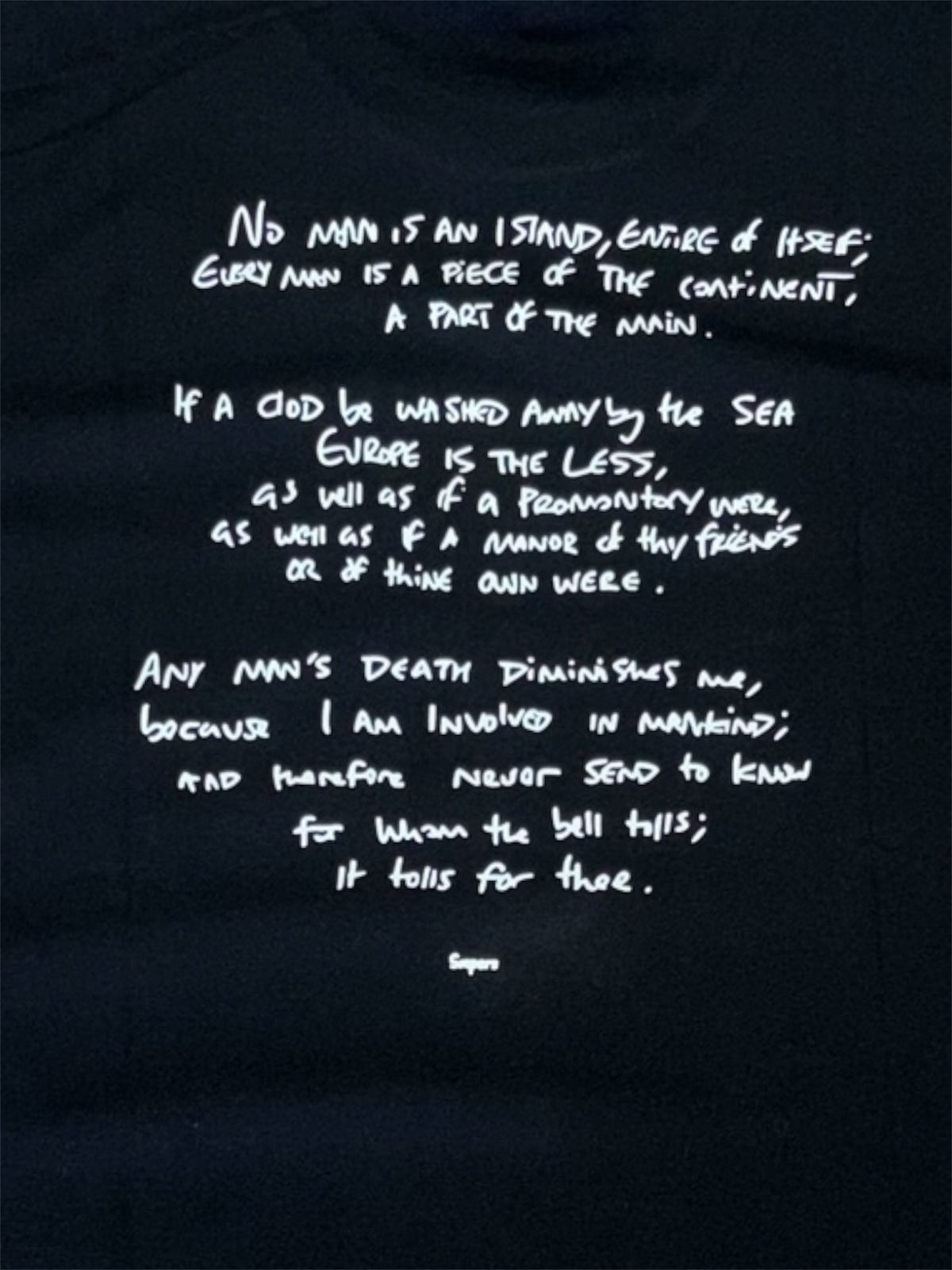 SUPREME Rules The World Tee - Black