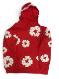Floral Wreath Hoodie - Red