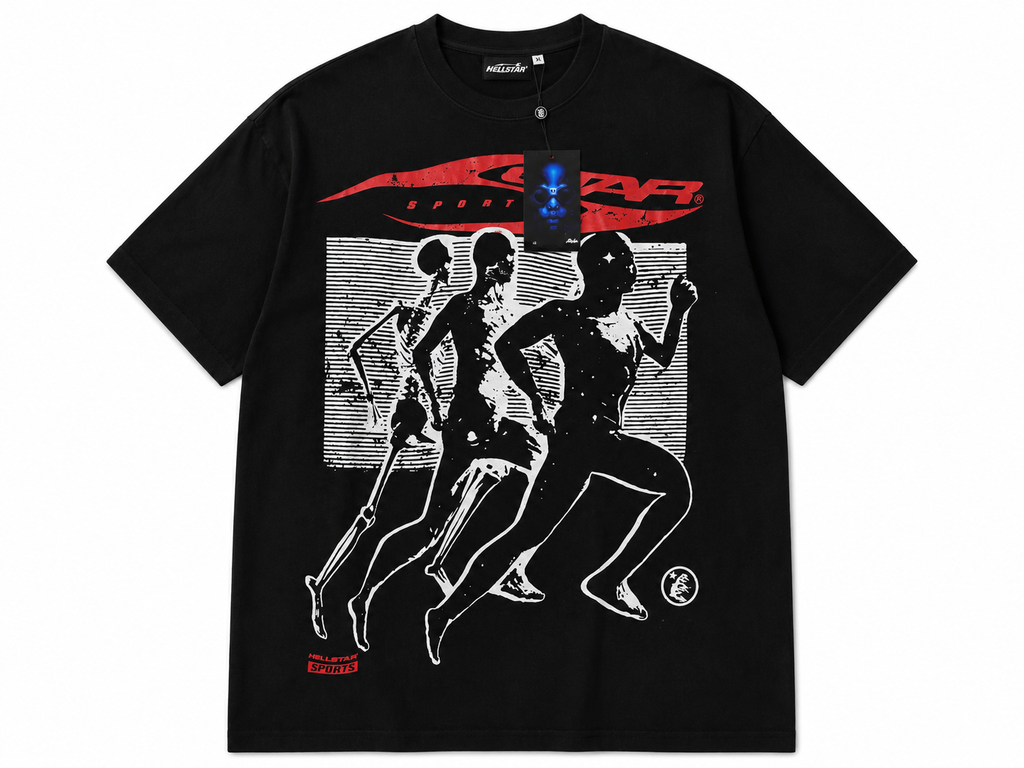 Hellstar Sports Skeleton Black T-Shirt