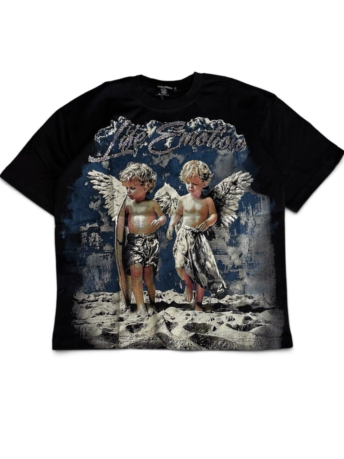 Mixed Emotion Life Angels Tee - Black (XL)