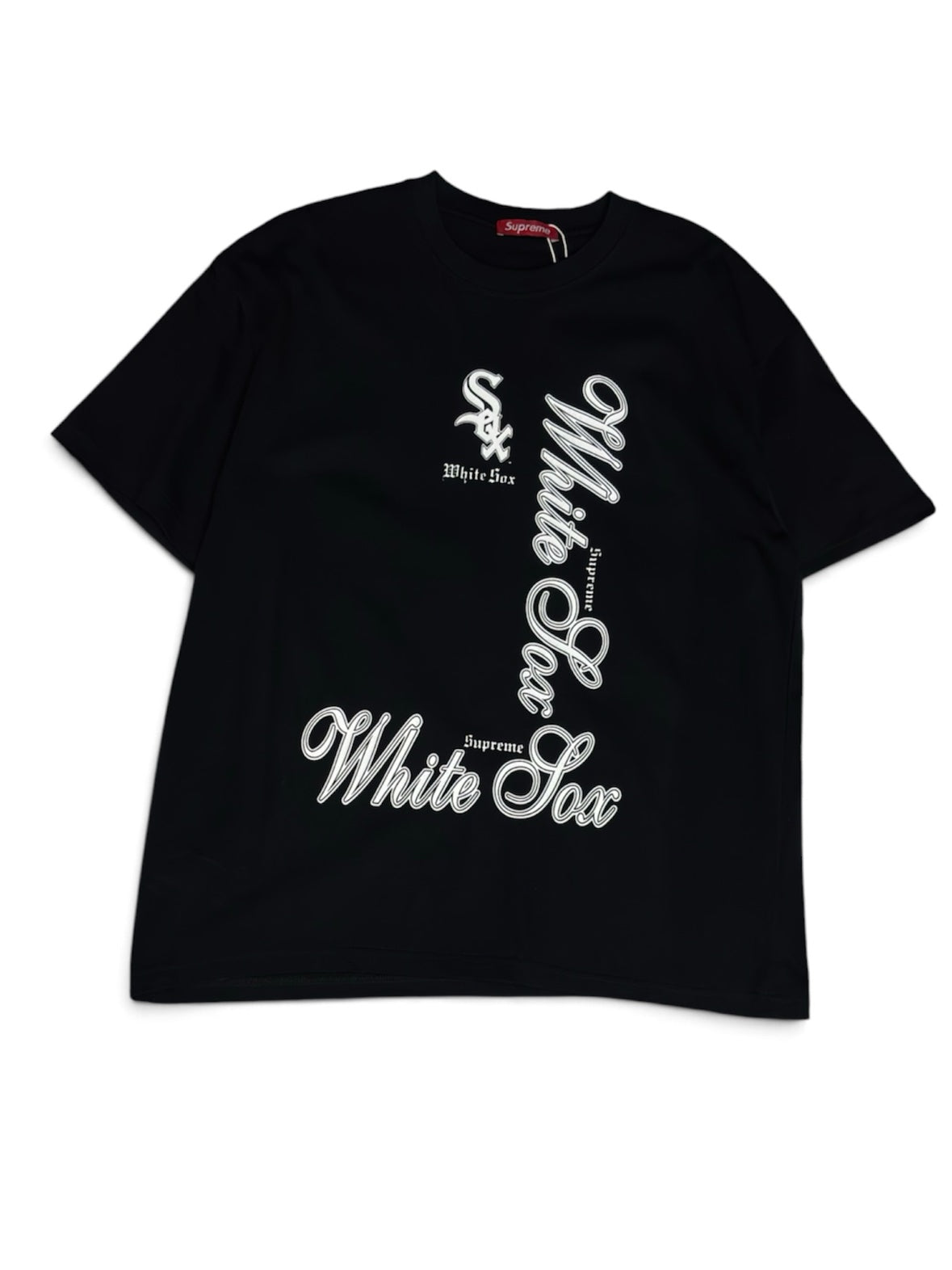 Supreme White Sox Script Tee - Black (L)