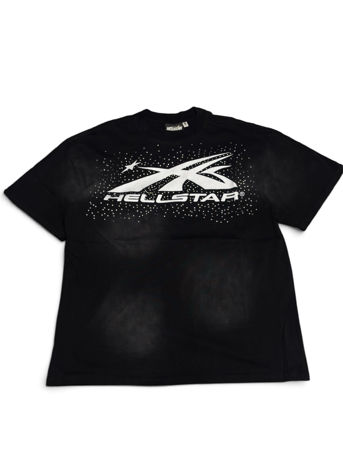 Hellstar Rhinestone Logo Tee - Black (L)