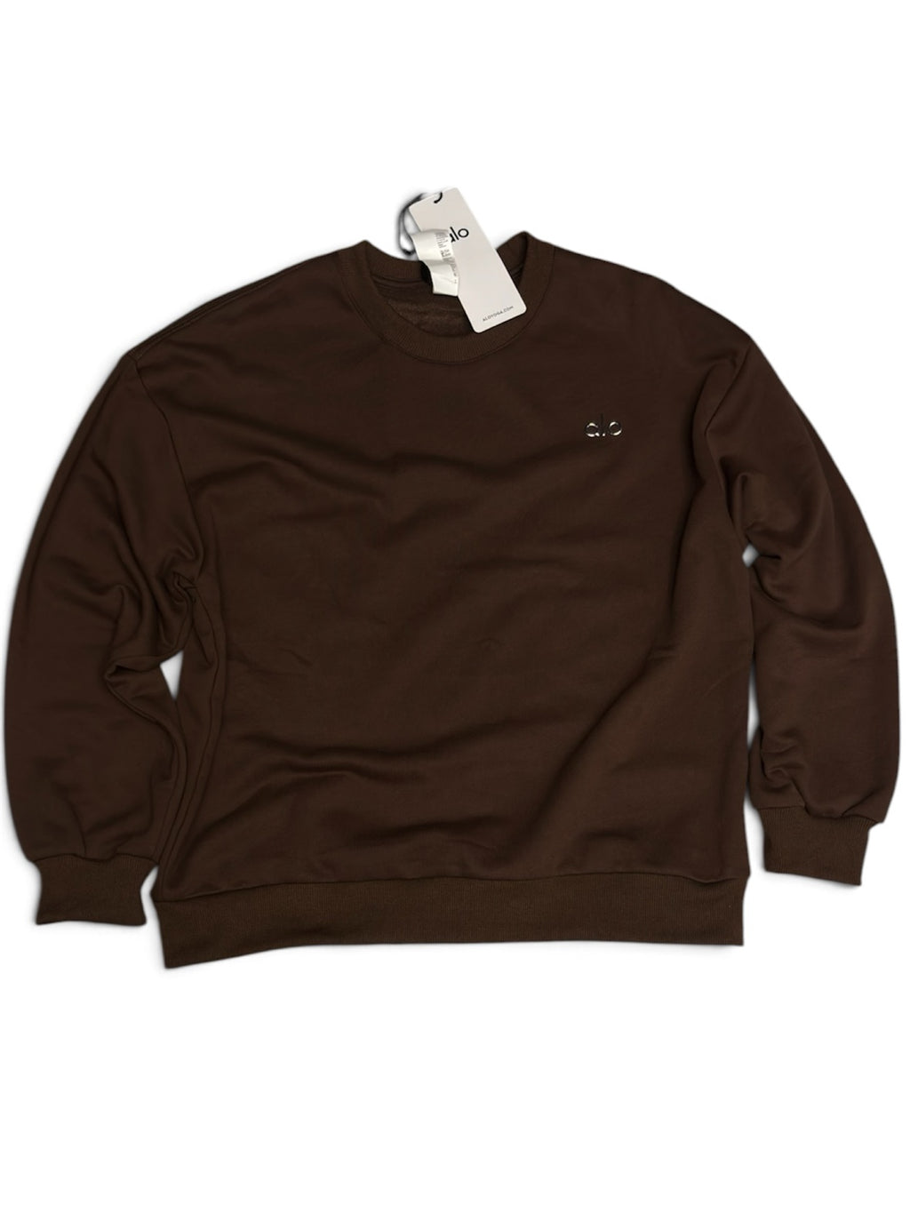 Alo Crewneck and Pants Set - Brown (S) - sudadera