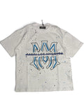 Amiri MA Paint Splatter Tee - White (XL)