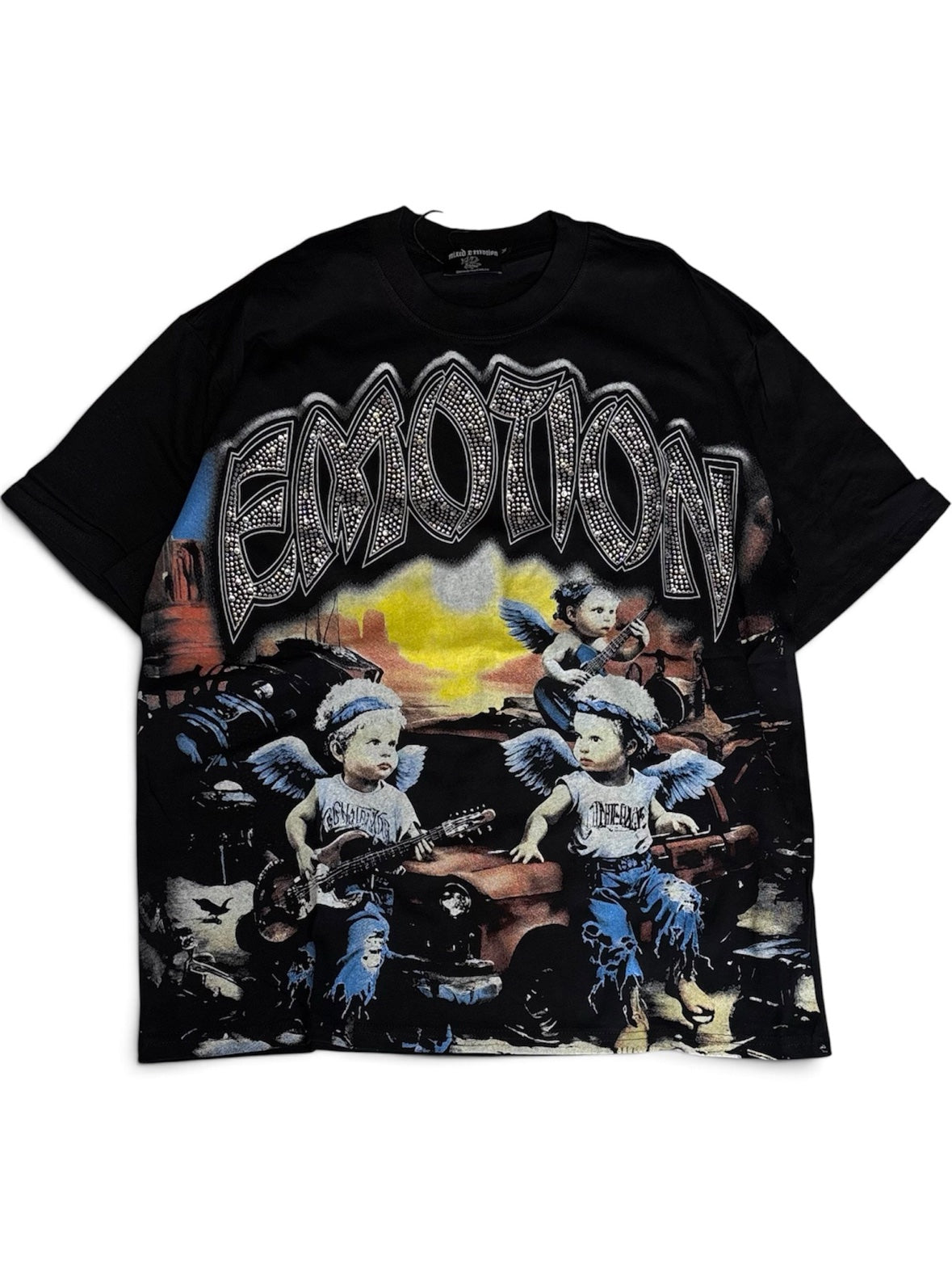 Mixed Emotion Angels Emotion Tee - Black (M)