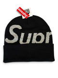 Supreme Big Logo Beanie - Black