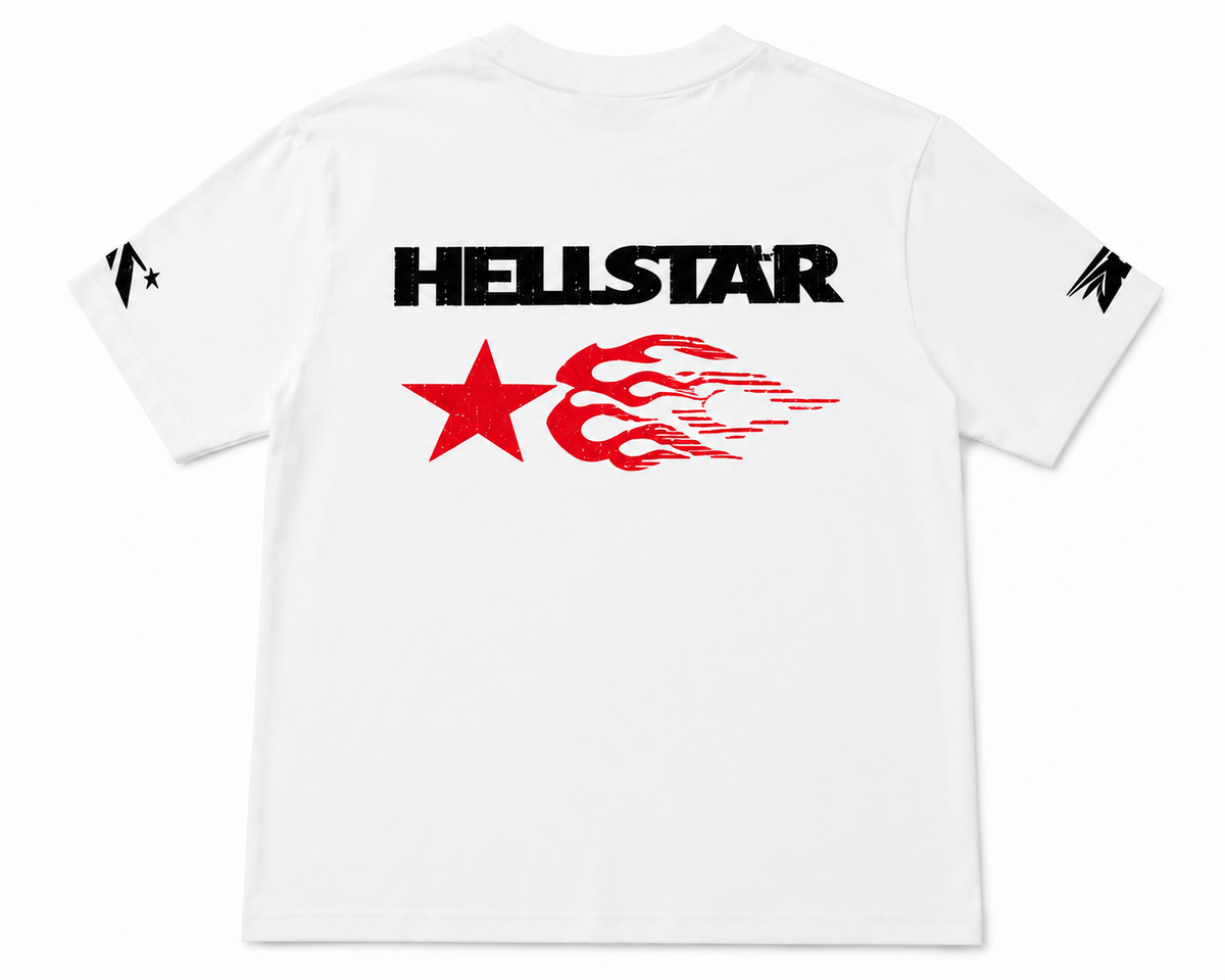 Hellstar Sports White T-Shirt - Large