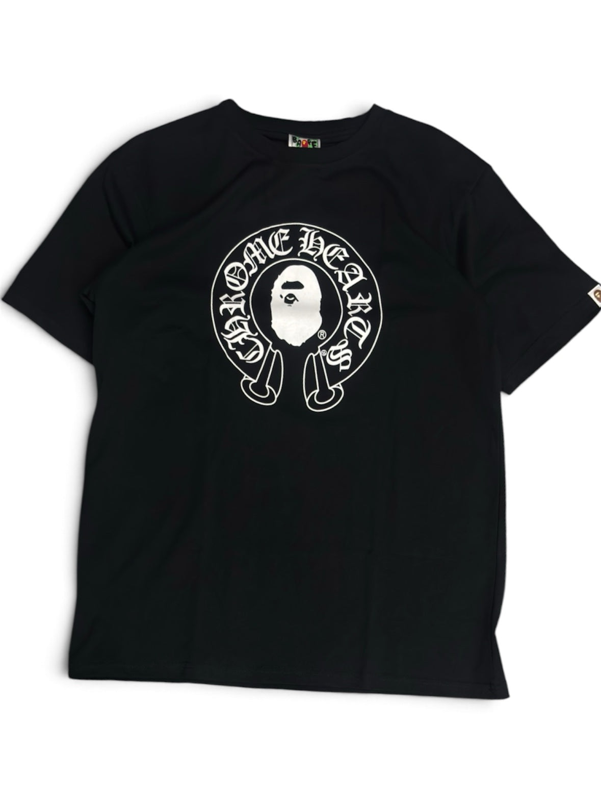 BAPE Chrome Hearts Horseshoe Tee - Black (XL)