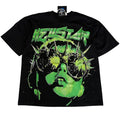 Hellstar Green Spiked Face Tee - Black (M)