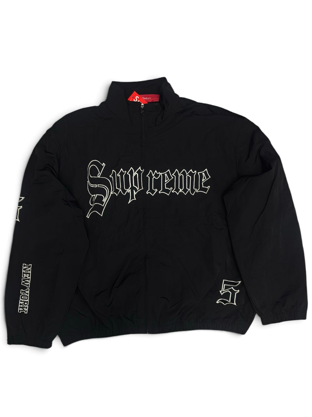 Supreme Black Gothic Logo Jacket-M