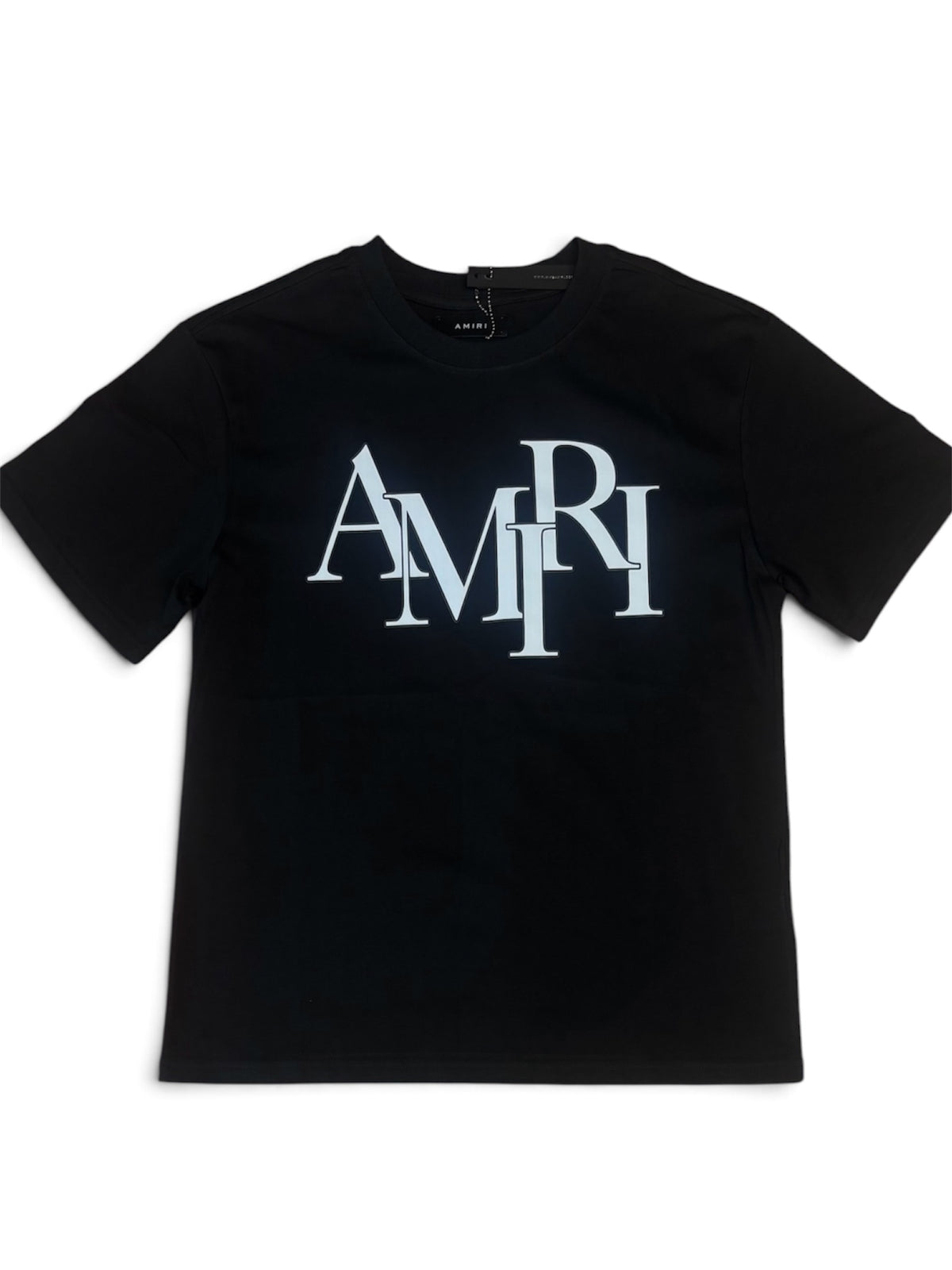 AMIRI Stacked Logo Tee - Black