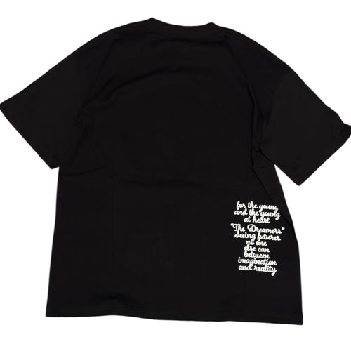 Amiri Black Varsity Logo Graphic T-Shirt