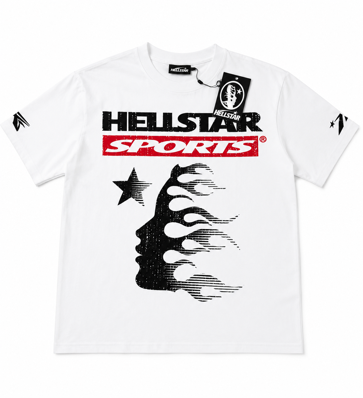 Hellstar Sports White T-Shirt - Large