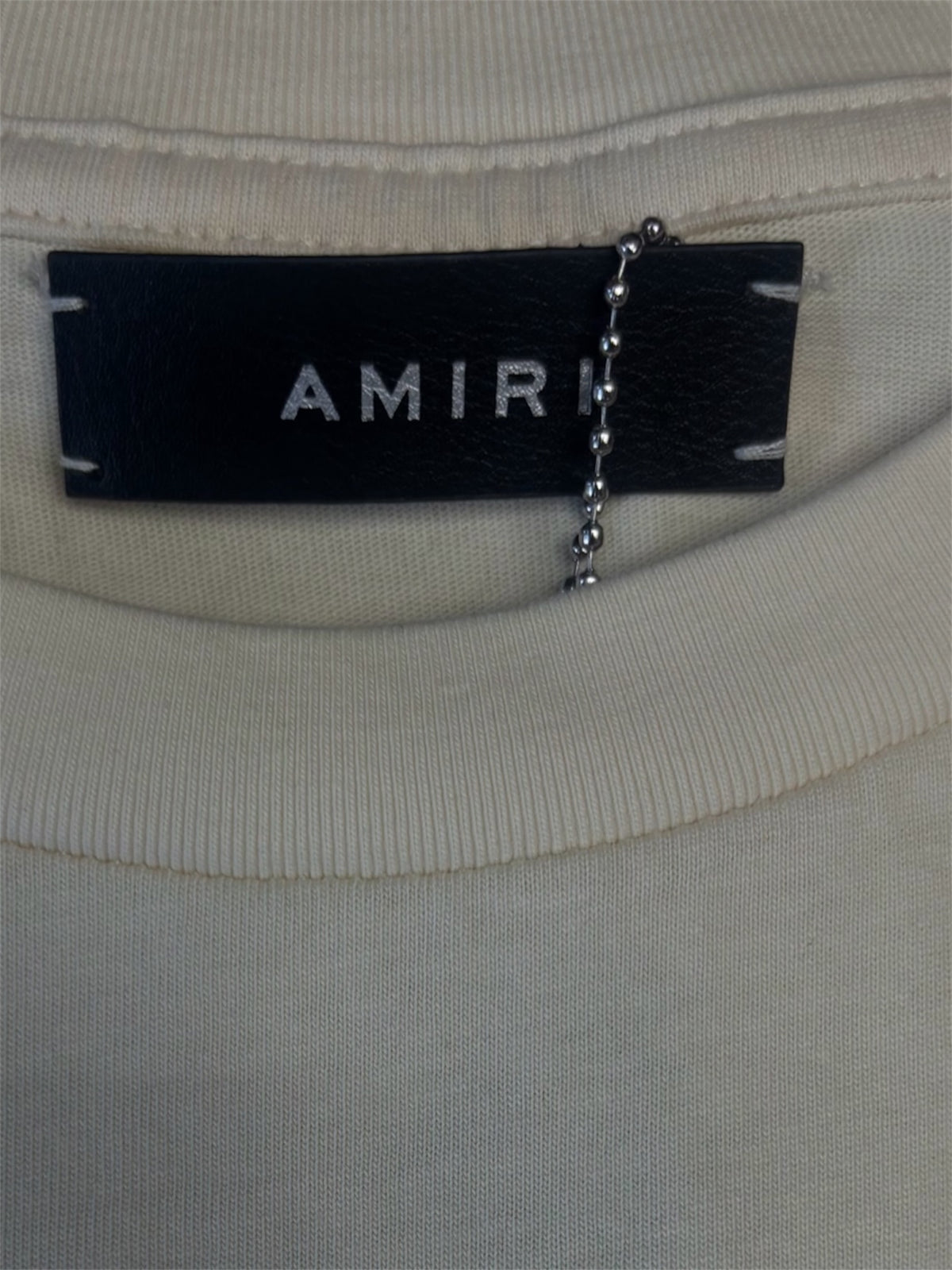 AMIRI Hollywood Logo T-Shirt – Beige