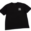 Amiri Black Logo Distressed T-Shirt