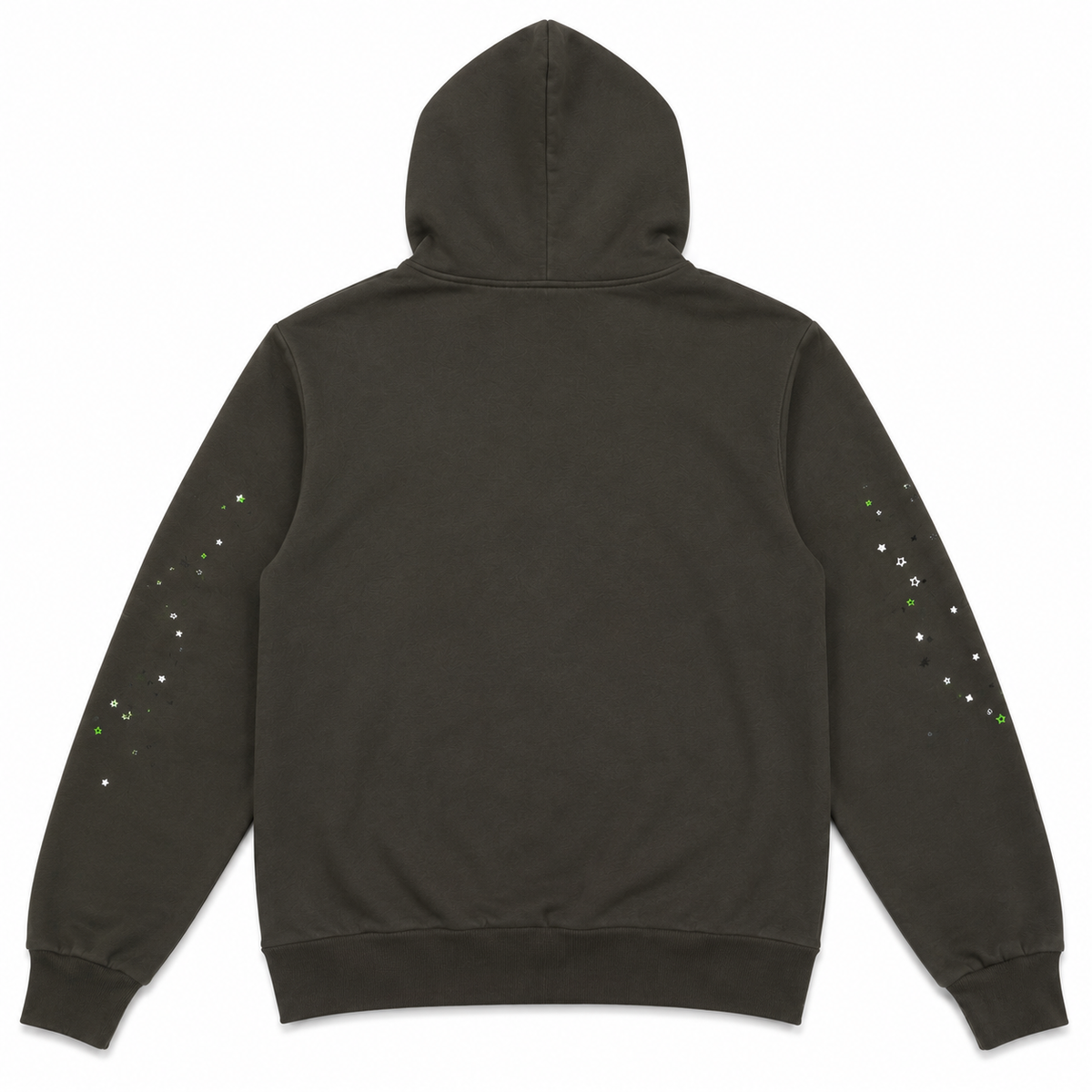 Sp5der Green Web Hoodie - Olive Green (S / M)