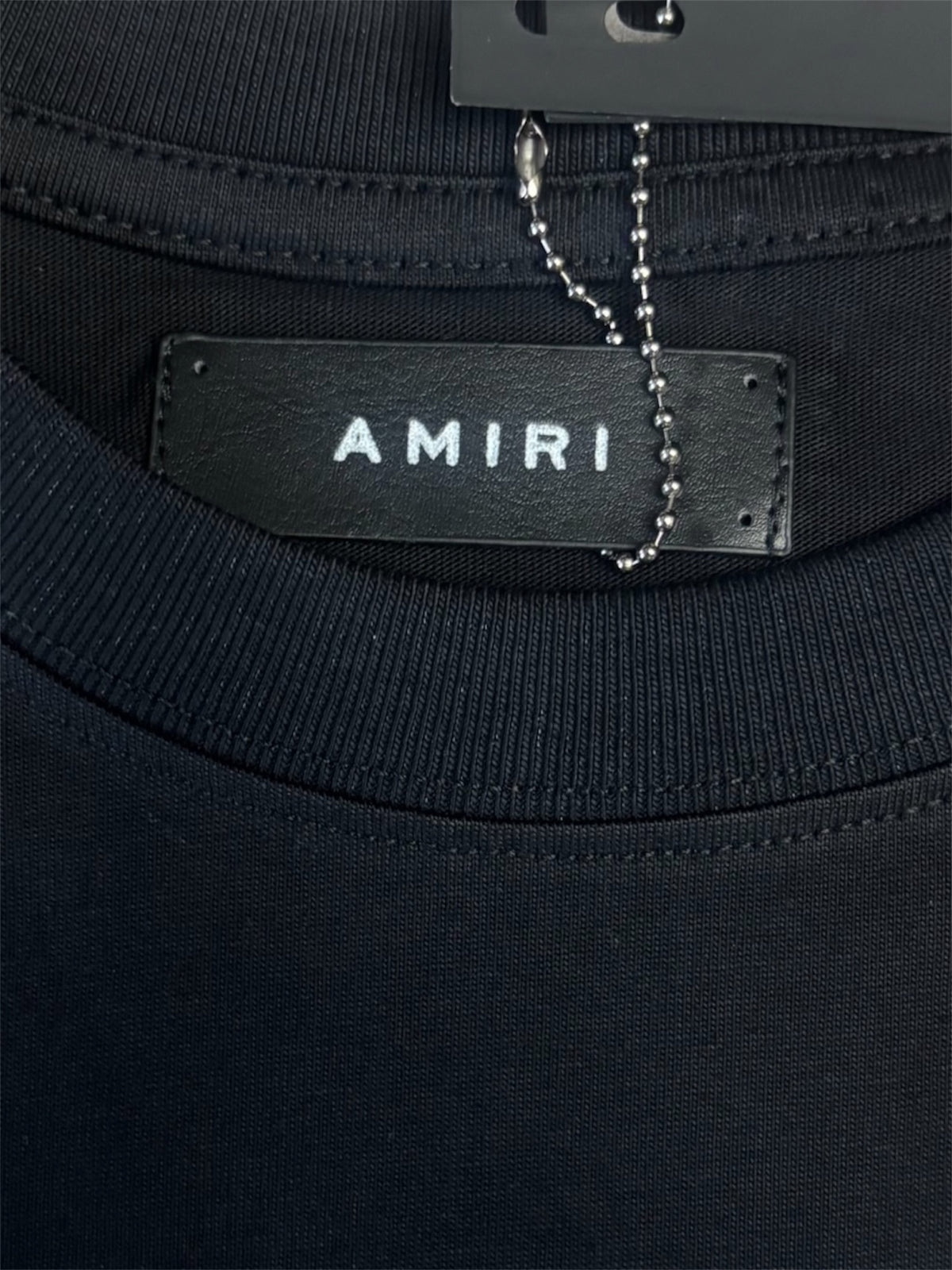 AMIRI Stacked Logo Tee - Black
