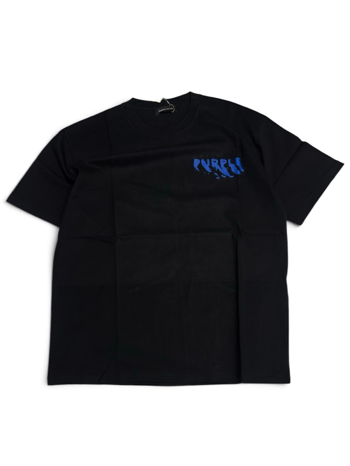 Purple Brand Small Logo Tee - Black (L)