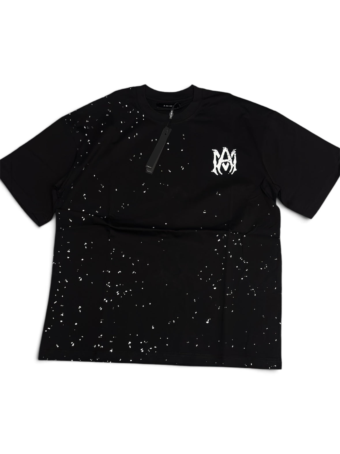 Amiri Paint Splatter Small MA Tee - Black (XL)