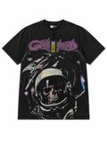 Godspeed Astronaut Skull Graphic T-Shirt – Black