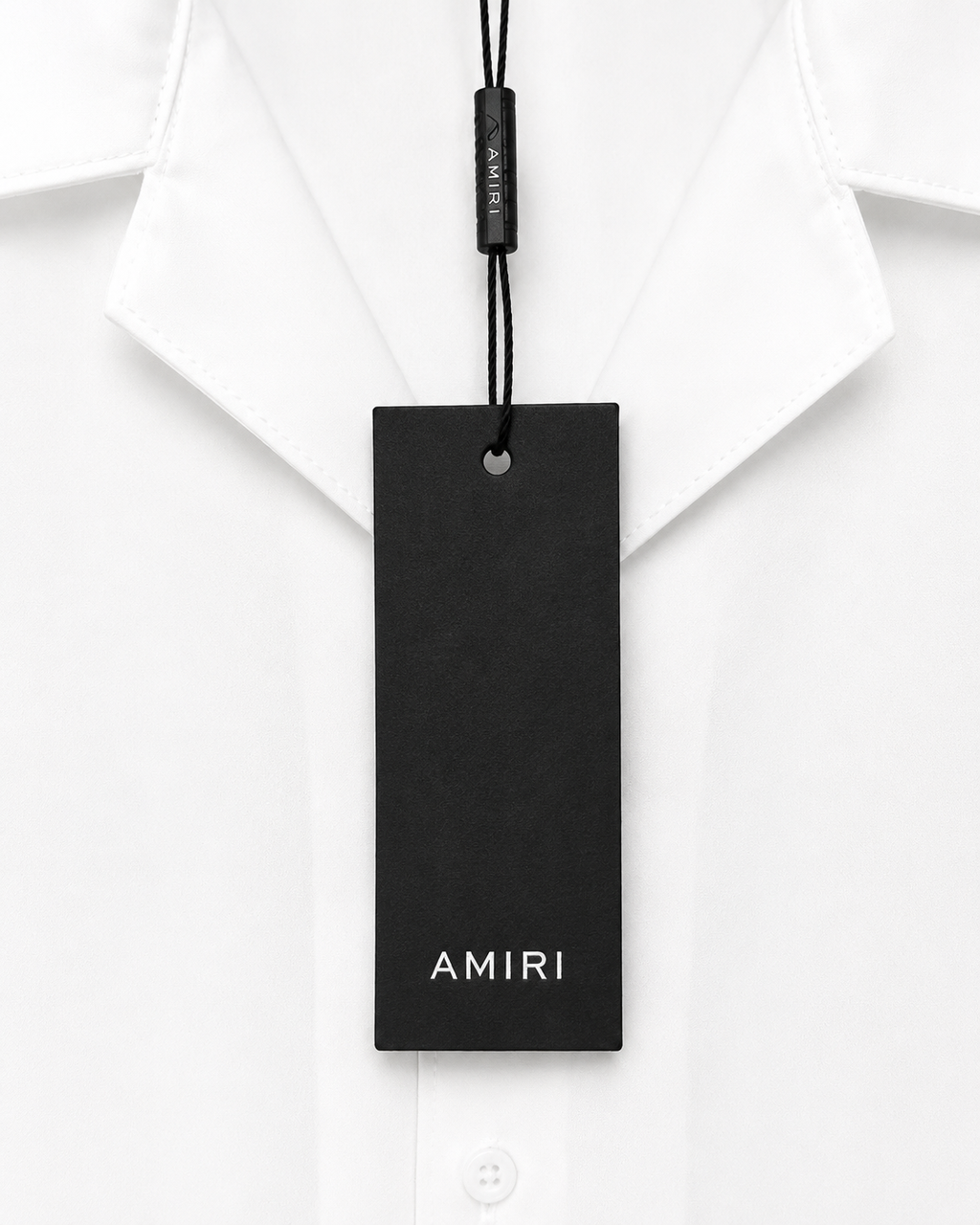 AMIRI White Arts District Short Sleeve Button-Up Shirt – Small