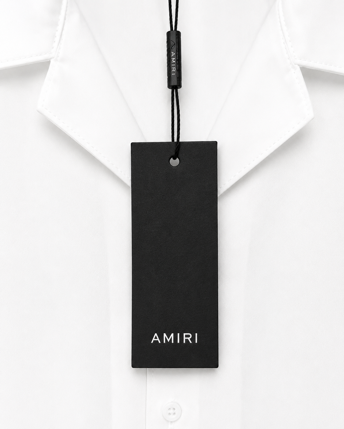 AMIRI White Arts District Short Sleeve Button-Up Shirt – Small