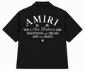 Amiri Arts District Short Sleeve Button-Up Shirt - Black (S)