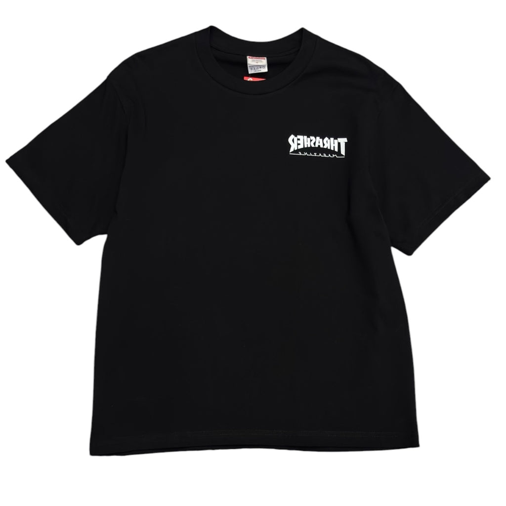 Thrasher Small Logo Tee - Black (M)