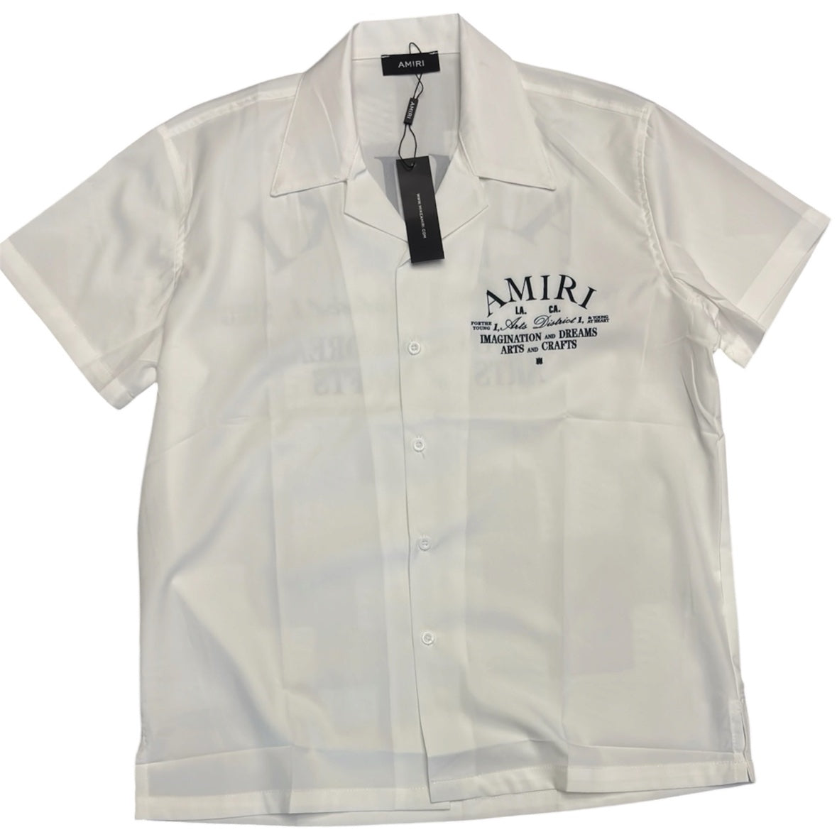 Amiri Arts District Button-Up Shirt - White (M)