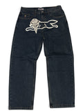 Ice Cream Running Dog Jeans - Dark Blue (32)