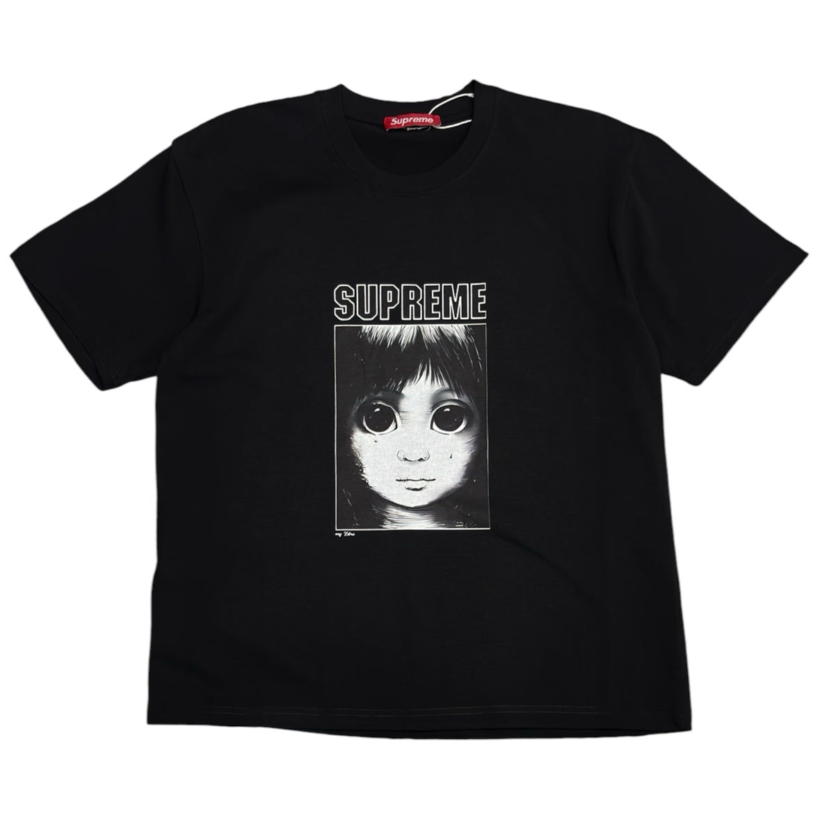 Supreme Anime Girl Tee - Black (M)