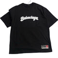 Balenciaga Script Logo Tee - Black (2XL)