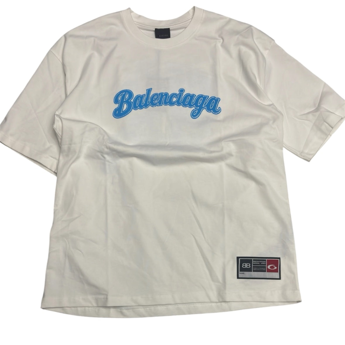 Balenciaga Script Logo Tee - White (2XL)