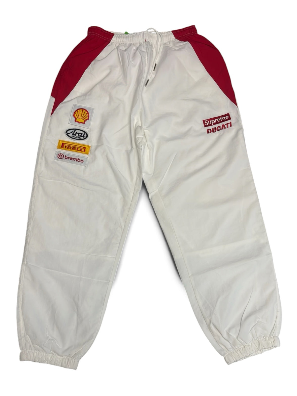 Supreme Ducati Track Pants - White/Red