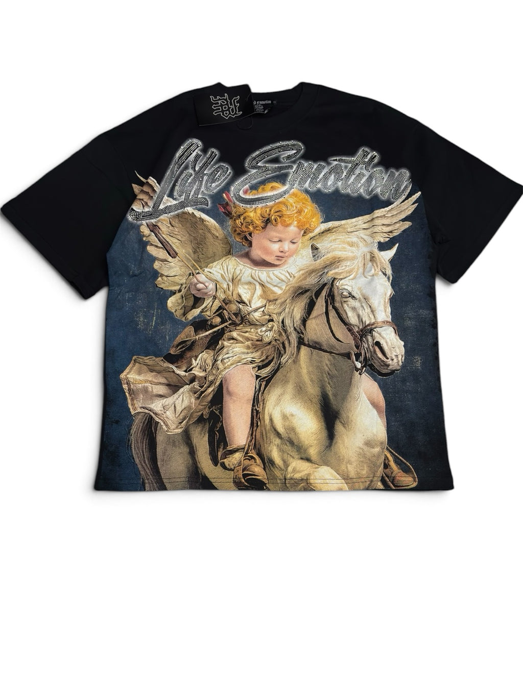 Life Emotion Angel Tee - Black (S)